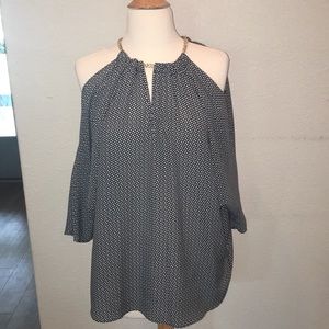 Cold shoulder blouse